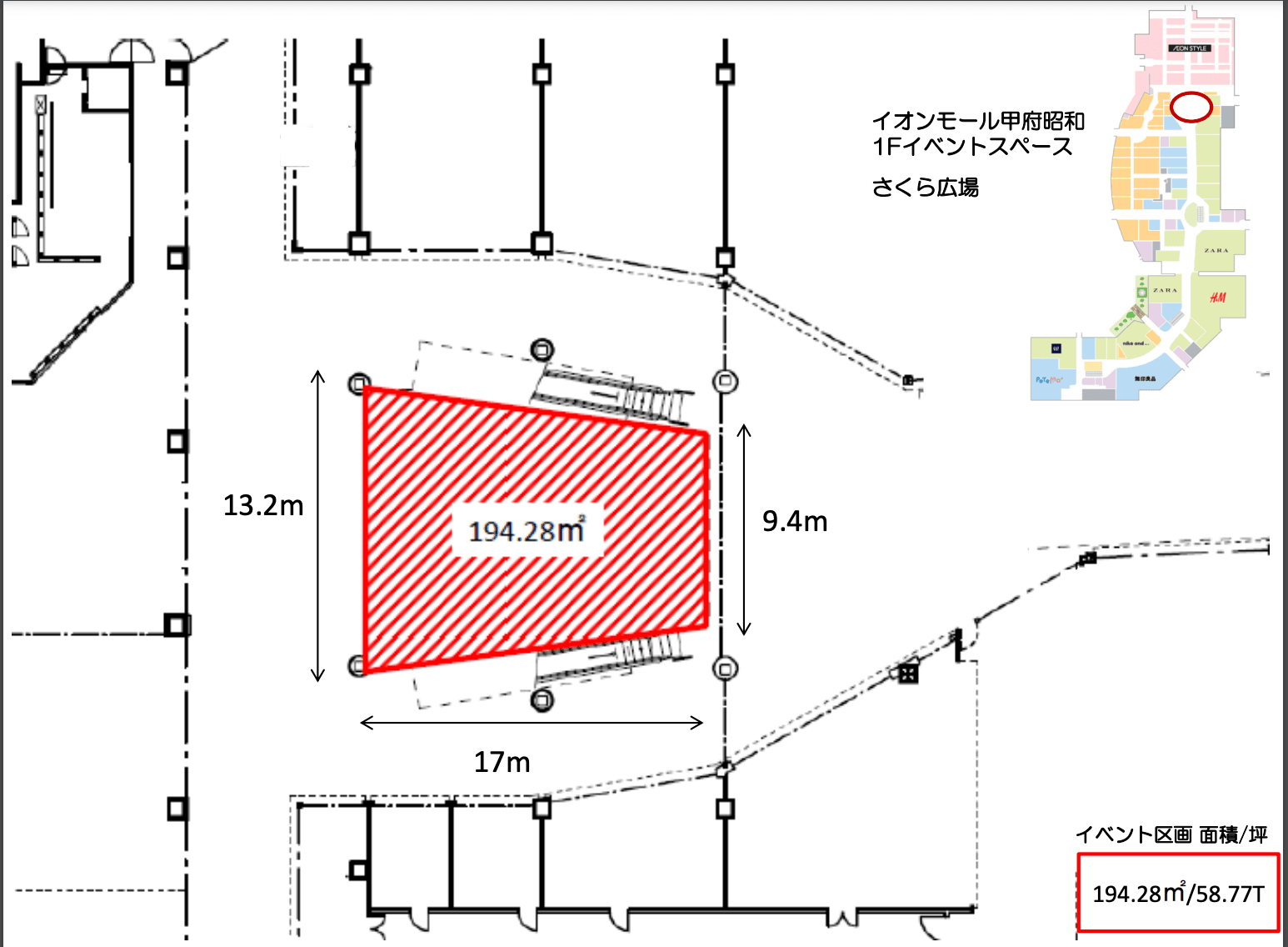 さくら広場の図面・フロアマップ