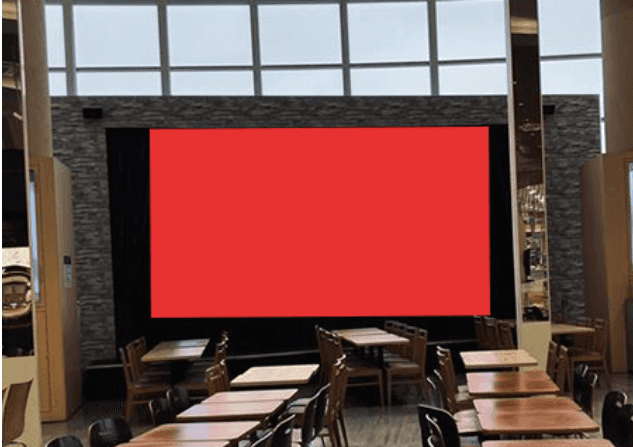 フードコート大型ビジョン