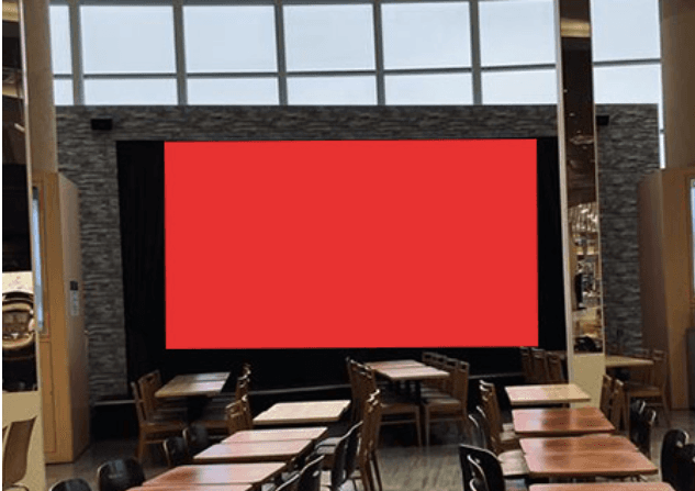 フードコート大型ビジョン