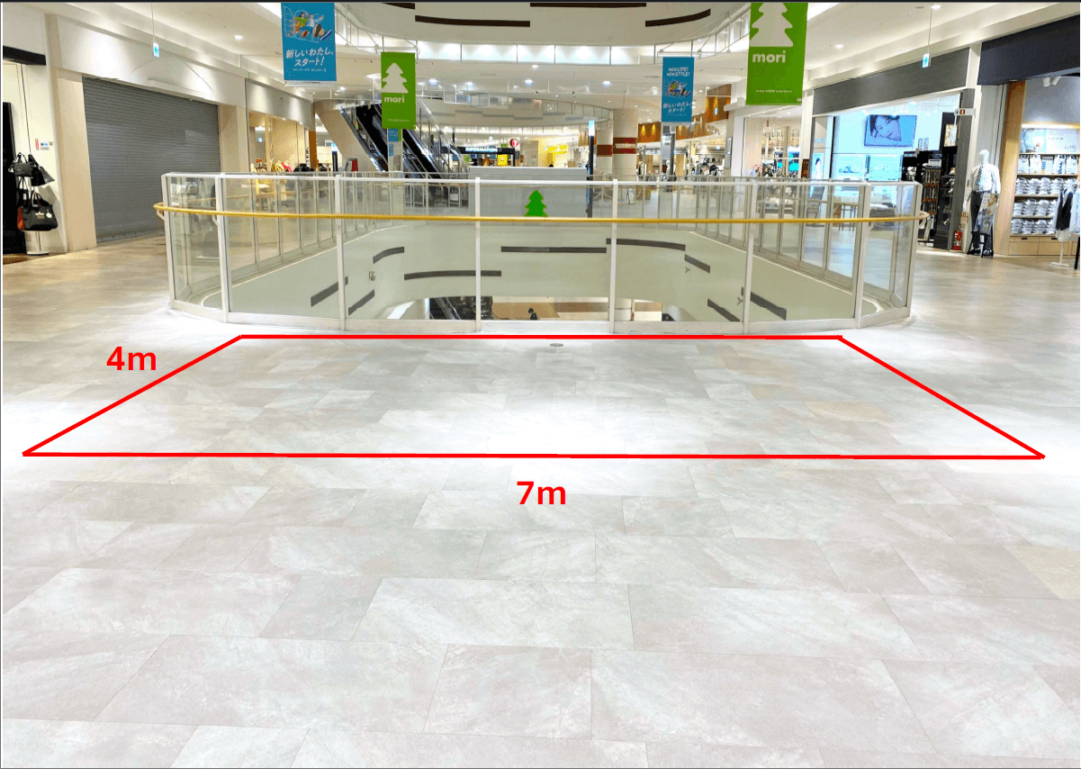 2F 花の広場 北側ブリッジ③(マリークワント前ブリッジ)(CCT〇1回線)