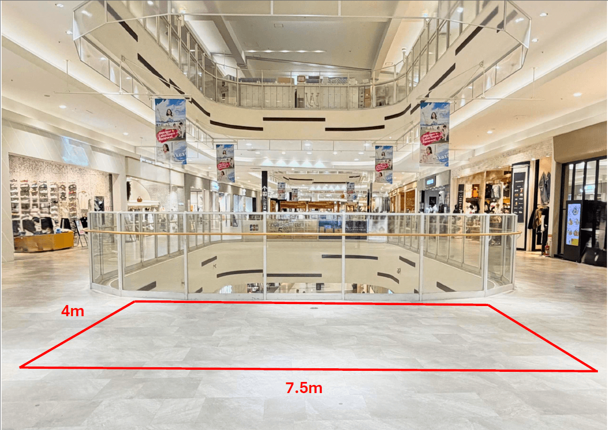 2F 花の広場 北側ブリッジ①(リーガル前ブリッジ)(CCT〇1回線)