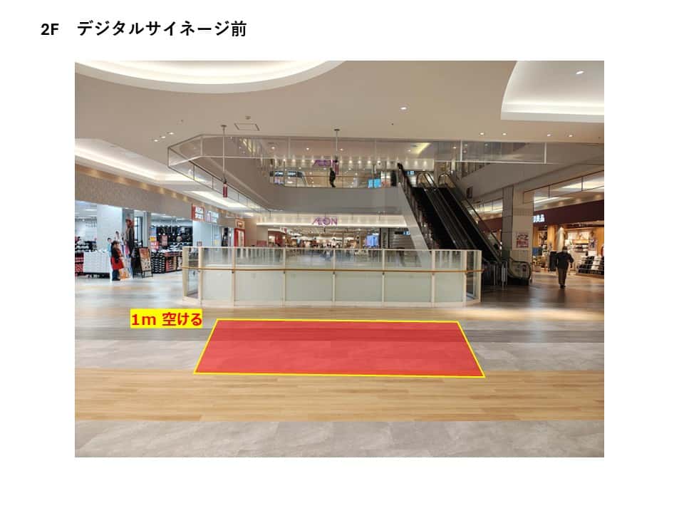 大型デジタルサイネージ(無印良品)前