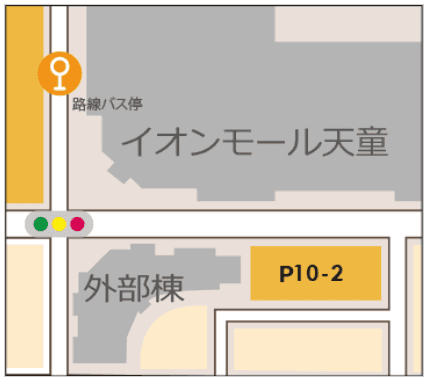P10-2 外部棟北側駐車場