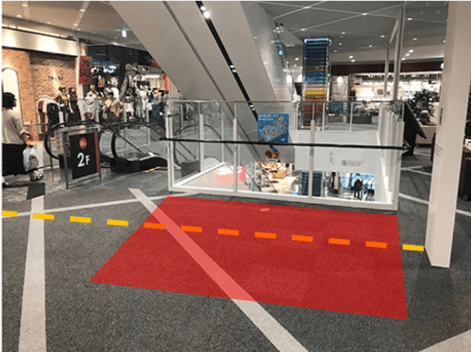 ※シャッターライン(実線)上は設置不可となります。