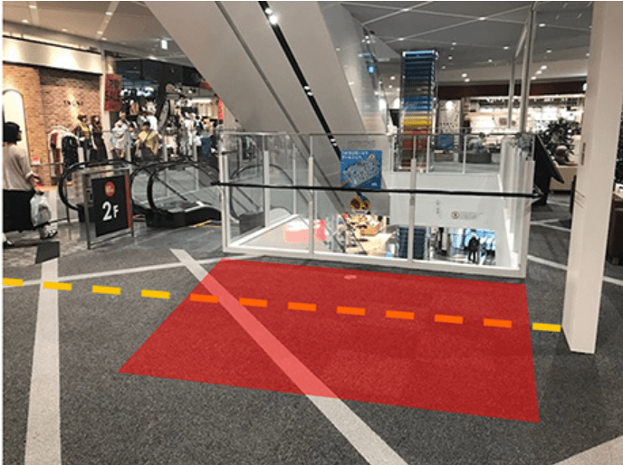 ※シャッターライン(実線)上は設置不可となります。