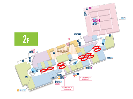 モール内広告 通路バナー1