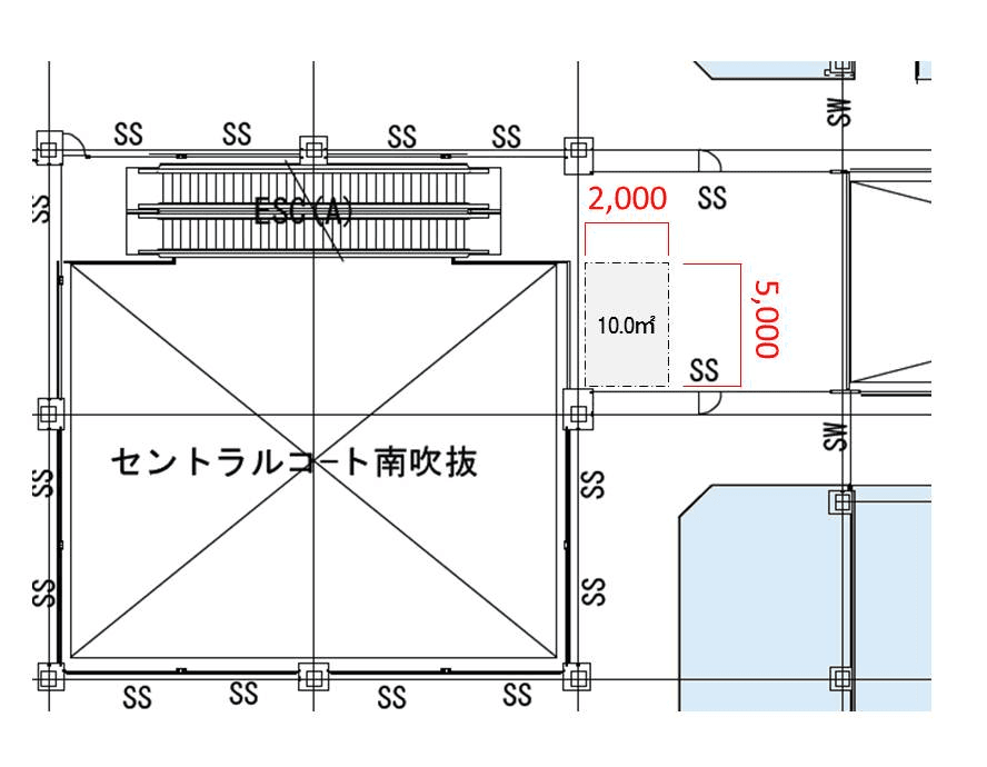 P.S.FA前ブリッジの図面・フロアマップ