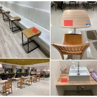 モール内広告 従業員休憩所