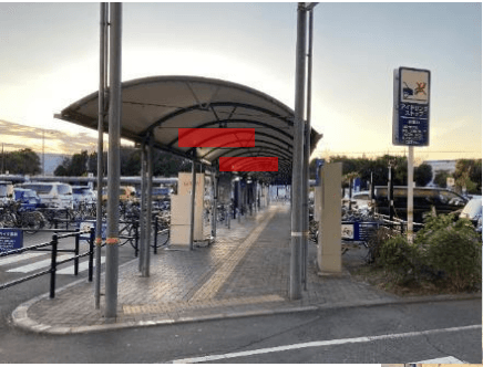 モール内広告 センター西 通路屋根