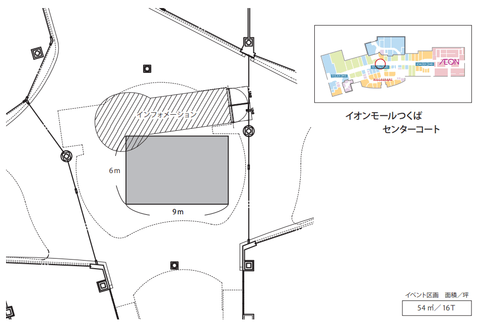 センターコートの図面・フロアマップ1