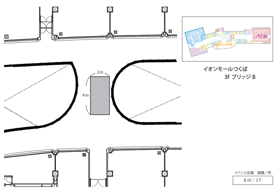 3FブリッジB(ブリーズ前)の図面・フロアマップ1