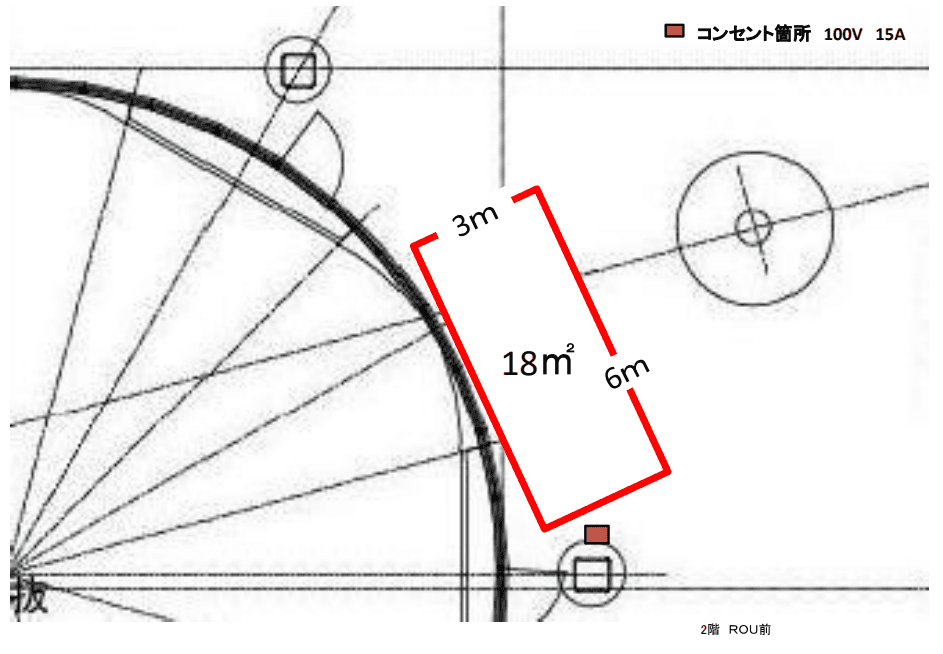 ROU前の図面・フロアマップ1
