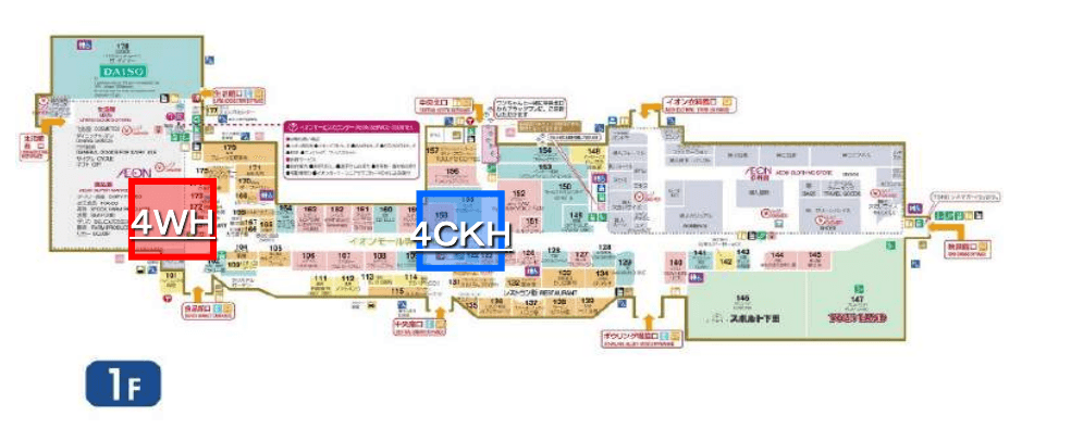 モール内広告 エスカレーター側面の図面・フロアマップ