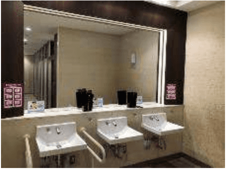 モール内広告 化粧室