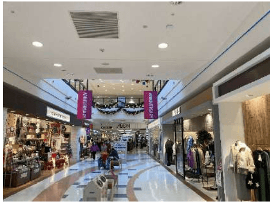 モール内広告 通路バナー1