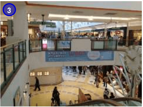 モール内広告 横断幕2