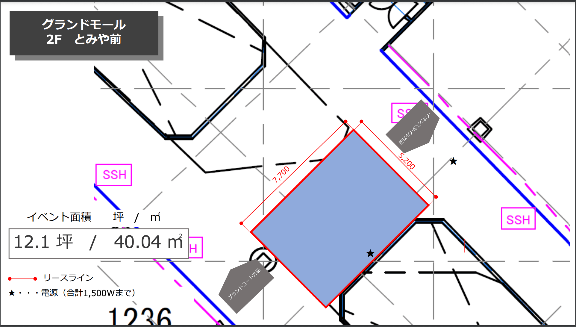 とみや前の図面・フロアマップ