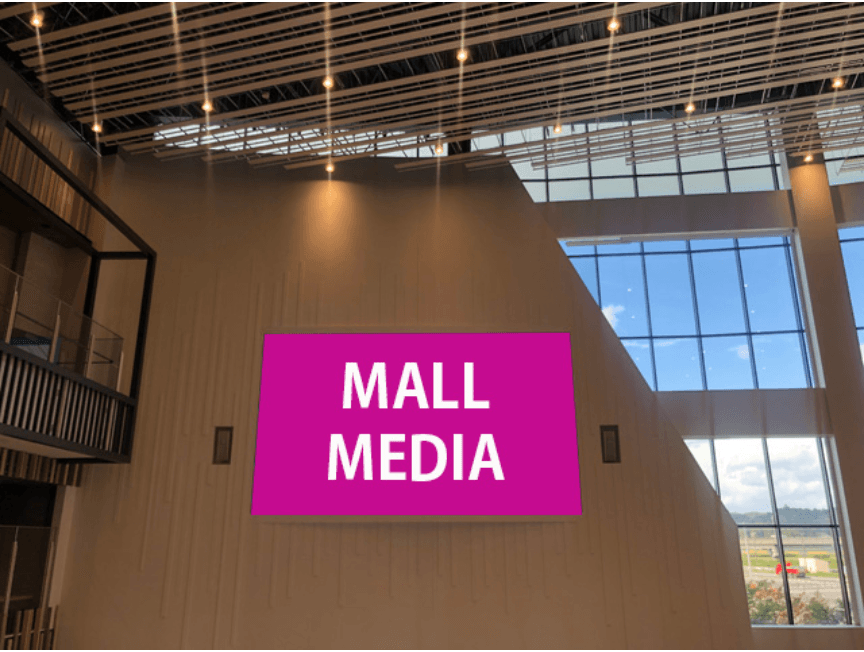 モール内広告 東北最大級 350インチ デジタルサイネージ