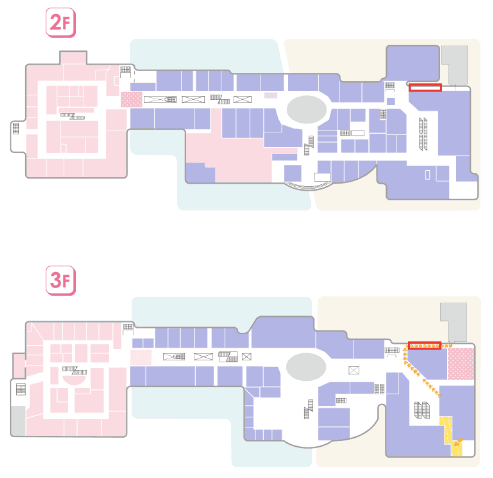 モール内広告 B1ポスター(コルトンボックス)の図面・フロアマップ