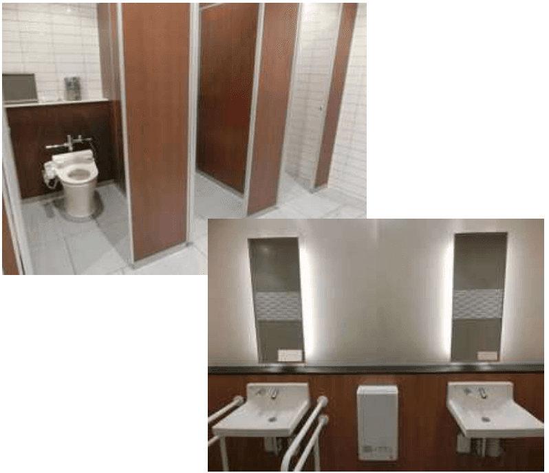 モール内広告 化粧室