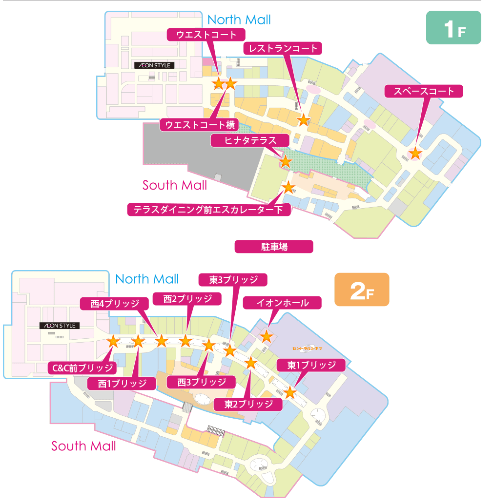 東Bブリッジ(TOKYOシャツ前西側)の図面・フロアマップ