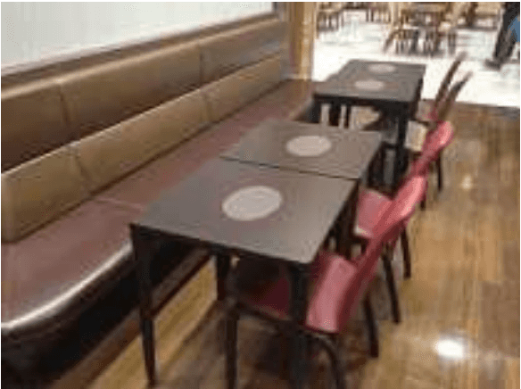 モール内広告 フードコート