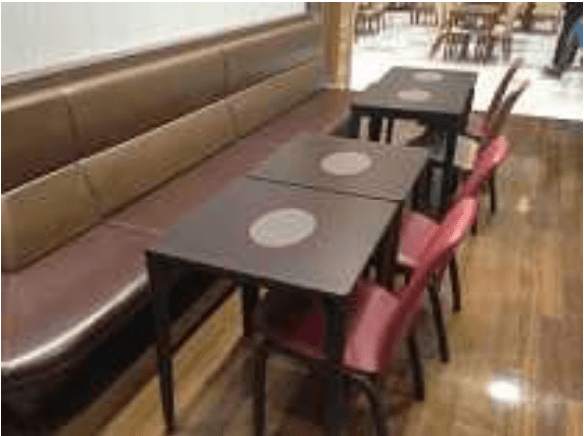 モール内広告 フードコート