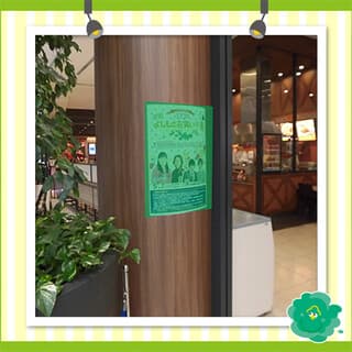 モール内広告 柱巻き(フードコート)