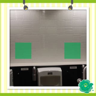 モール内広告 化粧室鏡(オプション)