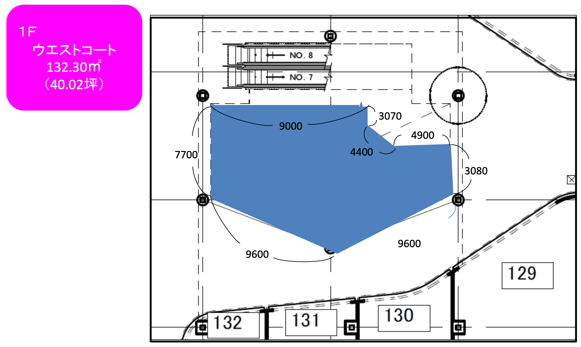 ウエストコートの図面・フロアマップ1