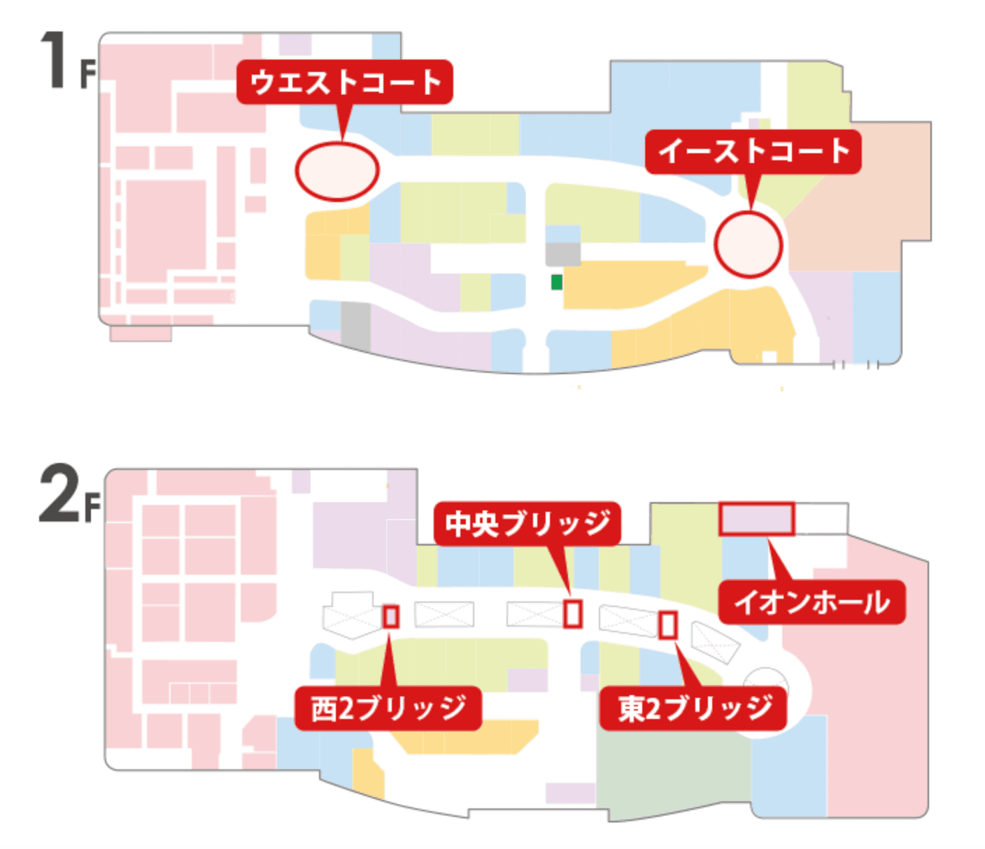 【都城駅前】西2(トライプラス前)ブリッジの図面・フロアマップ