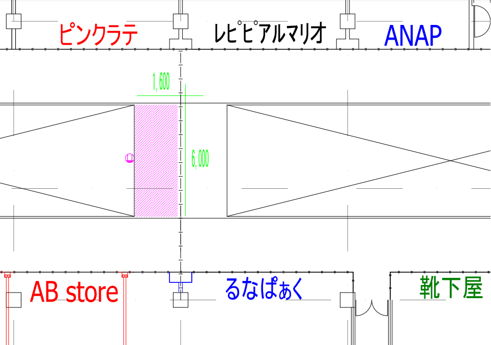南ブリッジの図面・フロアマップ1
