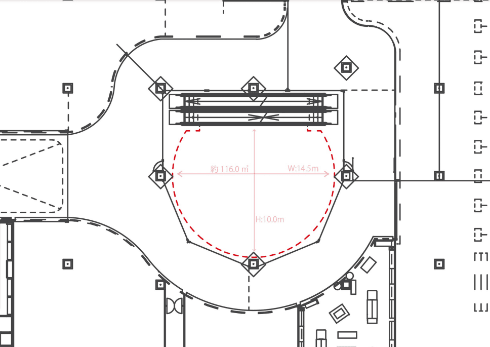 1階セントラルコートの図面・フロアマップ1