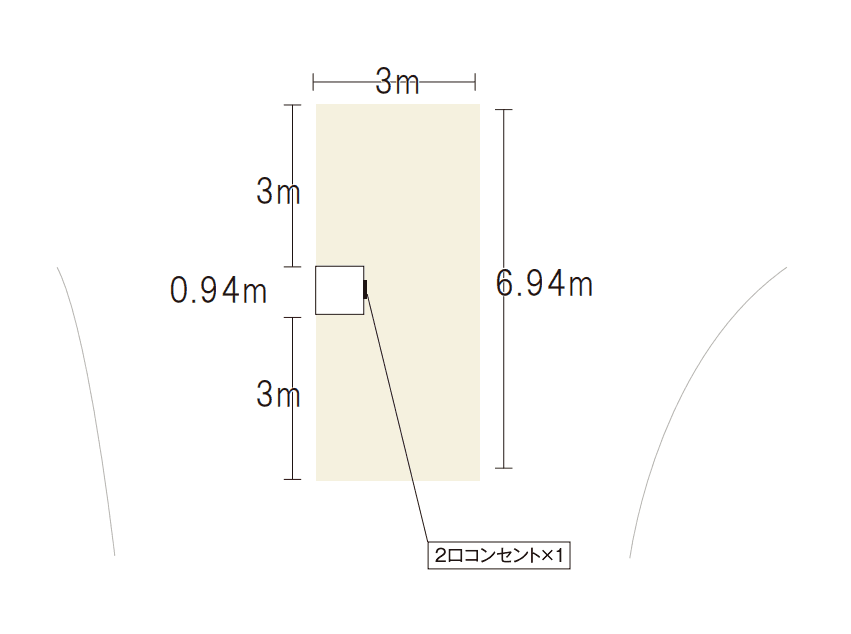 3階えほんの広場前の図面・フロアマップ1
