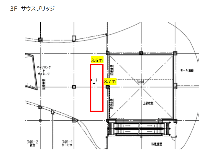 3F サウスブリッジの図面・フロアマップ