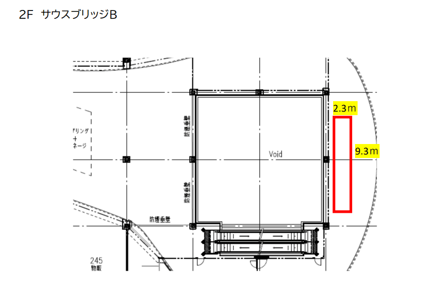 2F サウスブリッジの図面・フロアマップ1