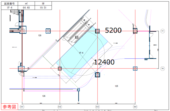 1F サウスコートの図面・フロアマップ