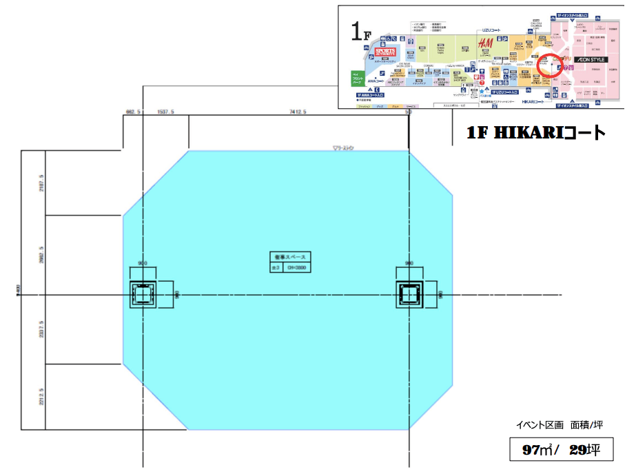 1FHIKARIコートの図面・フロアマップ1