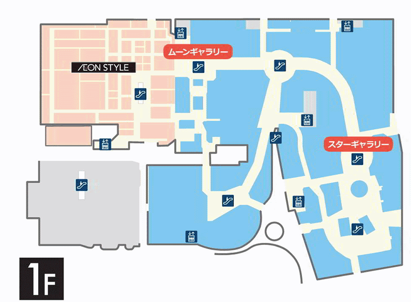 1階 スターギャラリーの図面・フロアマップ