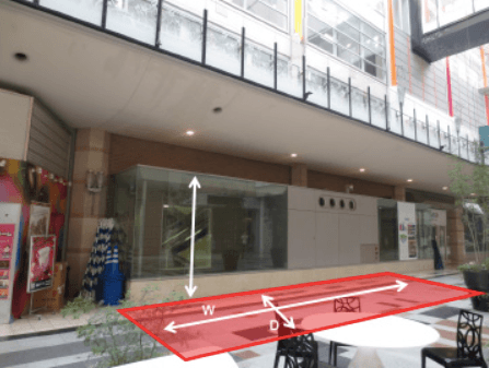 イベント会場「センターストリート1階中央特設会場」1