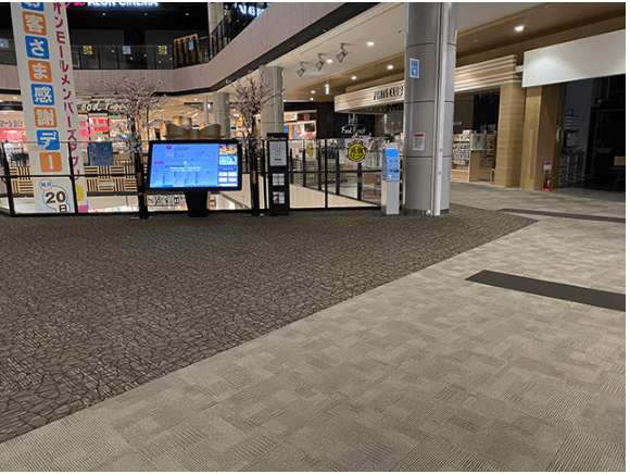 催事していない状態