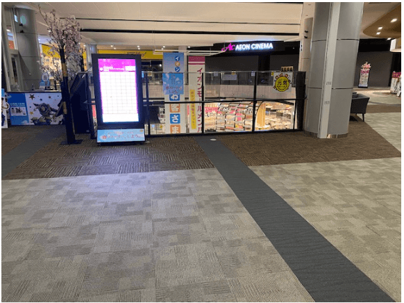 催事していない状態