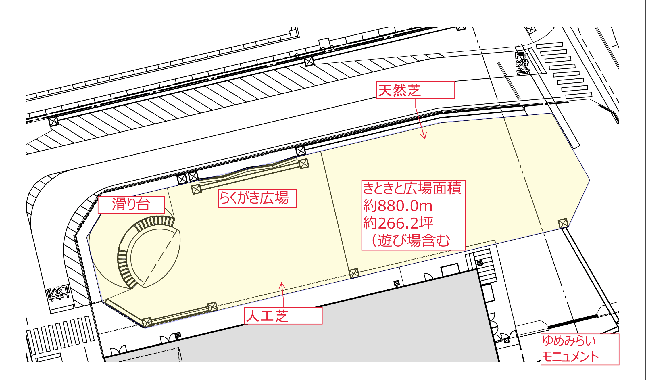 西館 きときと広場の図面・フロアマップ