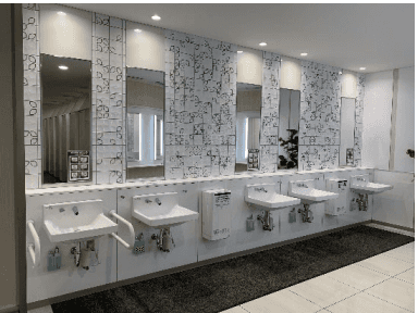 モール内広告 化粧室