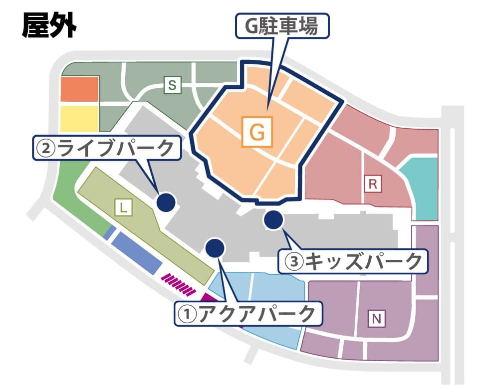 1Fライブパークの図面・フロアマップ1