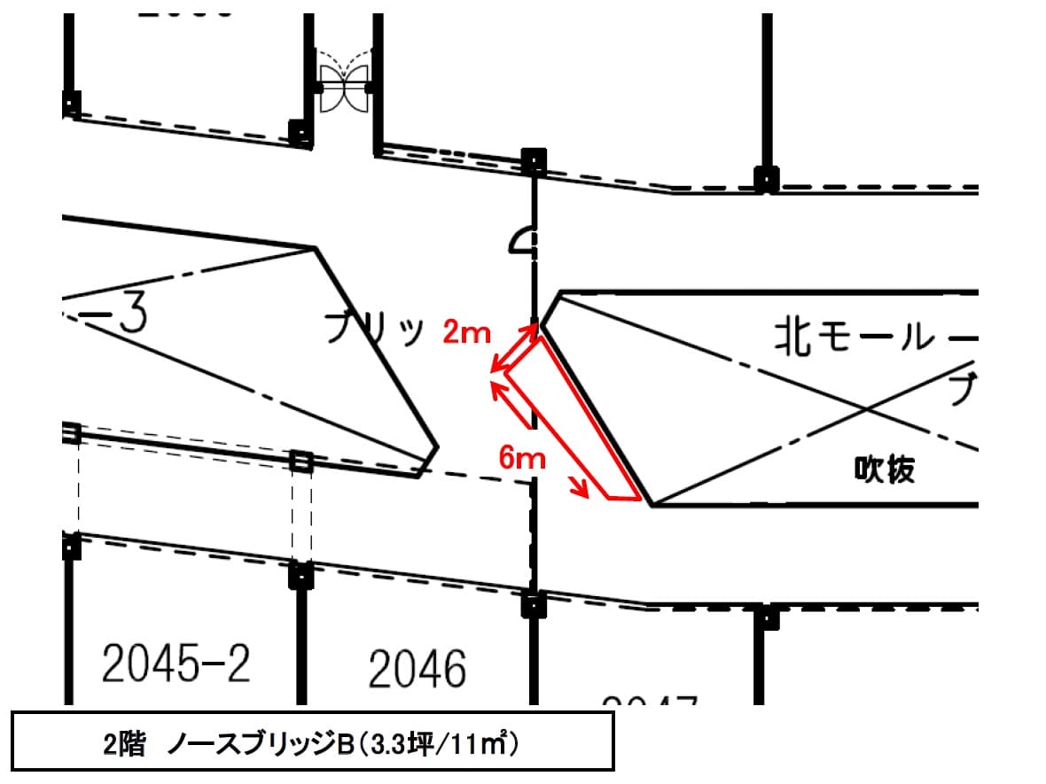 2F ノースブリッジBの図面・フロアマップ