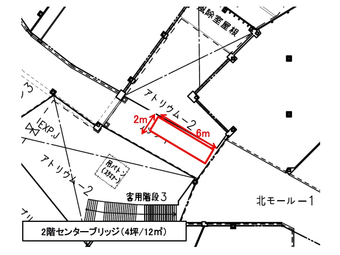 2F センターブリッジの図面・フロアマップ