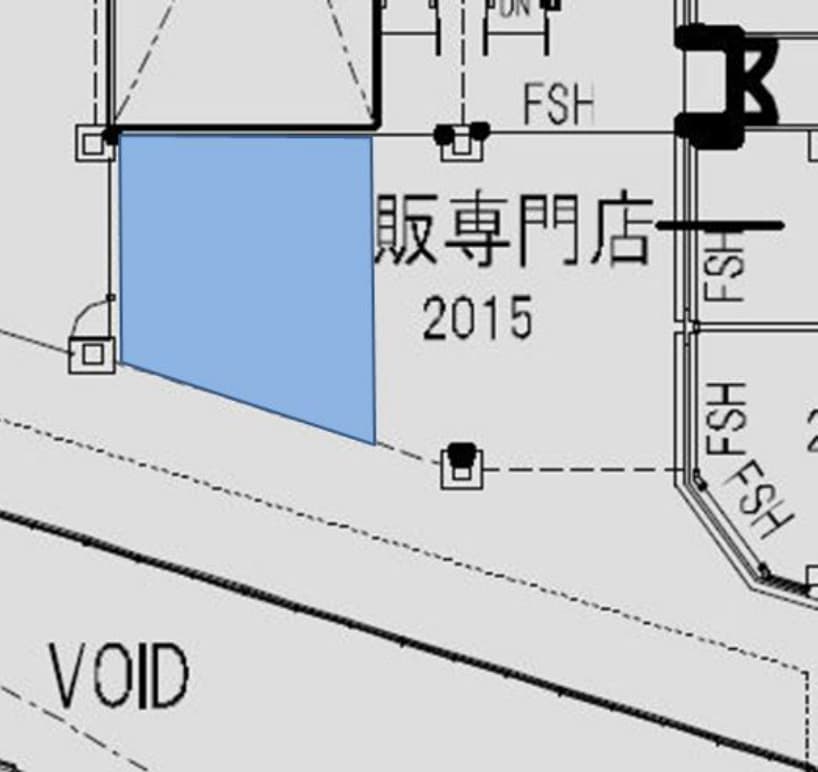 クロックハウス横の図面・フロアマップ