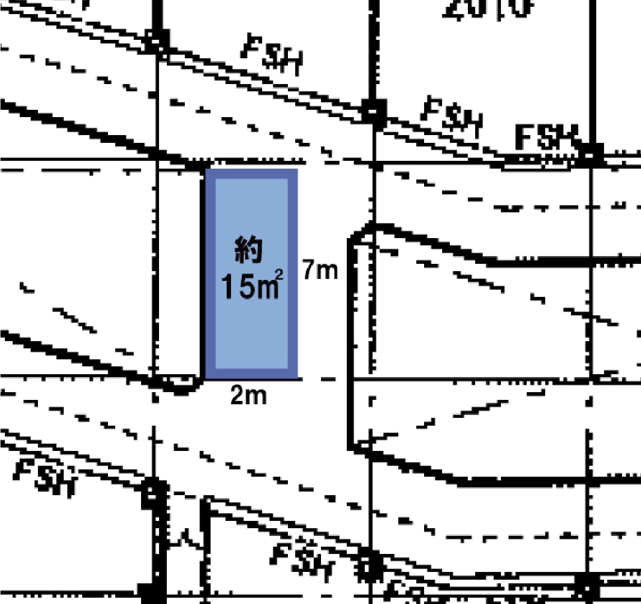 サンリオ前ブリッジの図面・フロアマップ