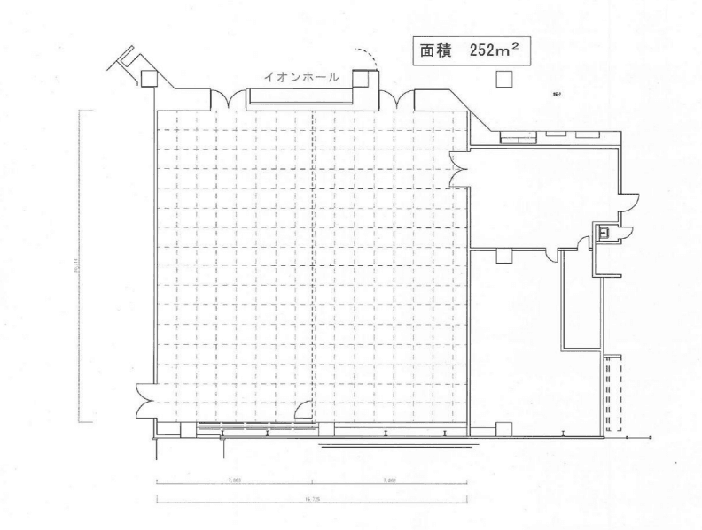 イオンホールの図面・フロアマップ